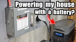 How to power you Whole House with a battery generator - Ecoflow Delta pro