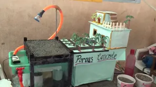 Porous Concrete || Science Exhibition ||