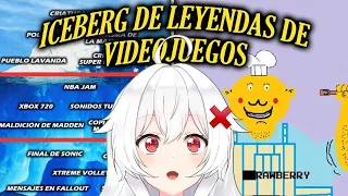 Eris reacciona al  "ICEBERG DE LEYENDAS URBANAS DE VIDEOJUEGOS" by Historias del Búho