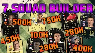 FIFA 20 SQUAD BUILDER 100K 200K 280K 400K 450K 500K 750K SQUAD BUILDER FUT CHAMPIONS TEAMS