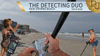 Memorial Day Finding Rings,  Coins & More  Metal Detecting New Smyrna Beach | The Detecting Duo