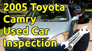 2005 Toyota Camry Used Car Inspection
