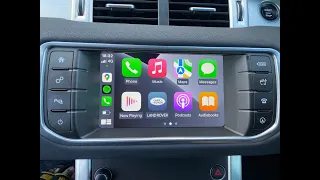 CarPlay install Range Rover Evoque 2017