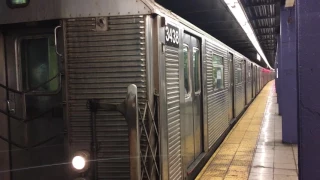 NYC Subway: Budd R32 A Train departing Chambers Street