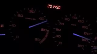 Peugeot 206 1.4 HDI acceleration & top speed