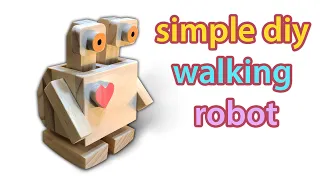 How to make  walking  robot | DIYK | wooden robot