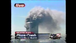 September 11, 2001 live TV coverage on Fox 5 Atlanta 8:58AM-3:08PM