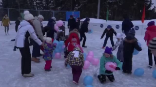 Дискотека на льду,в военном городке Тимоново (23.02.2017)