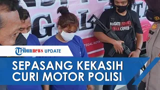 Sepasang Kekasih di Tegal Ini Curi Motor yang Ternyata Milik Polisi, Begini Kronologinya