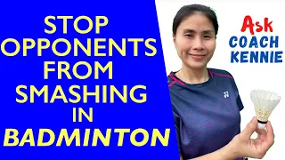 How to Stop Opponents from Smashing in Badminton #badminton