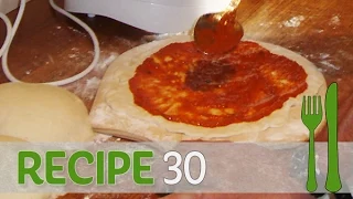 Pizza dough recipe using a bread machine