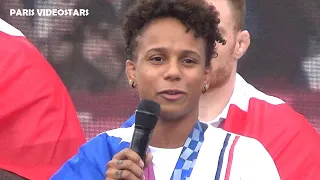 Retour de Amandine Buchard médaille d'argent en Judo aux Jeux Olympiques - Tokyo @ Paris 2 aout 2021