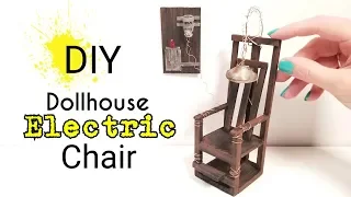 DIY Miniature Electric Chair for Dollhouse (Give Away now CLOSED)