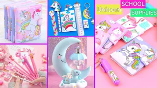 8 DIY -SUPER CUTE UNICORN SCHOOL SUPPLIES/How to make cute Unicorn School supplies/Unicorn pen/Dairy