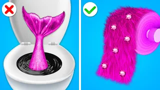 Poor Mermaid vs Rich Barbie Parenting Hacks! | Amazing Gadgets & Funny Situations
