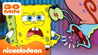 سبونج بوب | أفضل لحظات غاري الحلزونة الفظة | مجموعة من 30 دقيقة | Nickelodeon Arabia