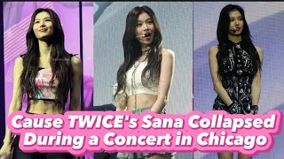 Cause TWICE's Sana Collapsed During a Concert in Chicago