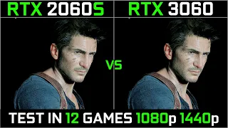 RTX 2060 SUPER vs RTX 3060 | Test in 12 Latest Games | 1080p & 1440p