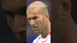 Zidane attempts a poor penalty 😂