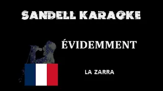 France - La Zarra - Évidemment [Karaoke] [Official Instrumental]