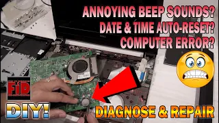 How to diagnose and repair Dell Laptop with 5 beeps sound error code