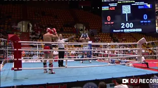 1/4 FINAL: Asaf Aslanov (AZE) vs Ahmed Krnjić (BiH) (WAKO European Championship 2018)