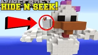 Minecraft: FAT CHICKENS HIDE AND SEEK!! - Morph Hide And Seek - Modded Mini-Game