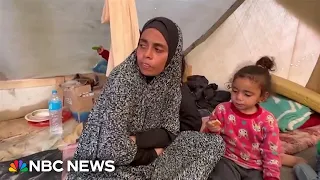 ‘We are dying of hunger’: Palestinian mother describes dire conditions in Rafah camp