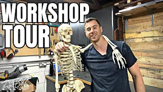 How I Built a Workshop on a Budget: workshop tour 2023