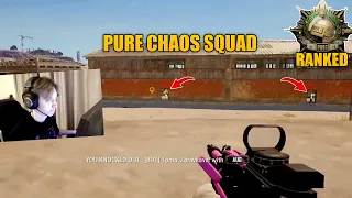 XMPL and 1amLu fight against the Pure Chao SQUAD in the PUBG-ranked