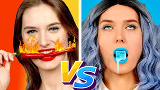 Hot vs Cold Teacher! Best HOT vs COLD Challenge || Prank Ideas & Funny Situations by Crafty Panda