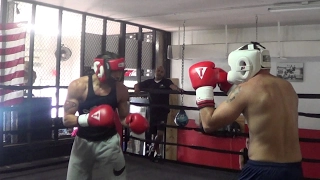 Sparring at World Famous 5th Street Gym (Muhammad Ali's Gym) DyMiller Mariette