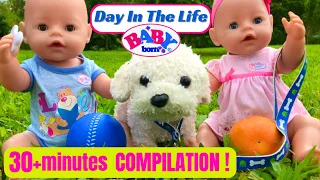 🐶 Baby Born Doll Compilation! Twins Emma & Ethan's Day In The Life With "Baby Born Puppy Doodle" Max