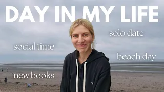 day in my life ☀️🍿🏝️ cinema solo date, (formby) beach day & more