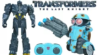 Transformers the Last Knight RC Autobot Sqweeks Blasts Megatron Drives away!
