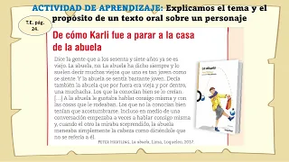 DE CÓMO KARLI FUE A PARAR  A LA CASA DE LA ABUELA