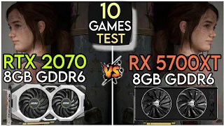 RTX 2070 vs RX 5700 XT | Test In 10 Games | Which Is Best ?