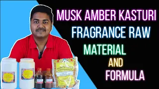 MUSK AMBER KASTURI FRAGRANCE RAW MATERIAL AND FORMULA BY #fragranceworld #perfumaxindia