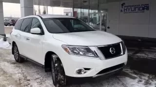 2014 Nissan Pathfinder 4x4 | 7 Passenger Pearl White  | Sherwood Park Hyundai