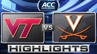 Virginia Tech vs Virginia Basketball Highlights 2/12/13