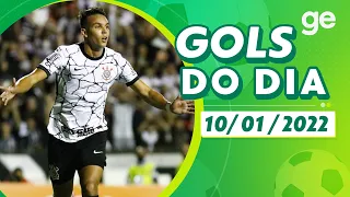 GOLS DO DIA 10/01/2022 | LISTAS | ge.globo