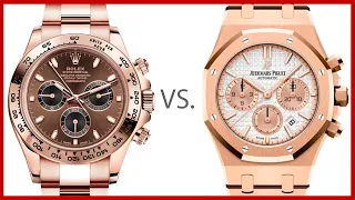 ▶Rolex Daytona Rose Gold VS  Audemars Piguet Rose Gold Chrono 38mm 116505 vs 26315OR COMPARISON