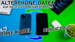 Alte IPHONE DATEN auf neues IPHONE ÜBERTRAGEN | OHNE ICLOUD, OHNE KABEL, OHNE BACKUP