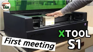 ⚡ New laser engraver XTOOL S1 in my workshop / review and use in my work / WOODWORKING / DIY