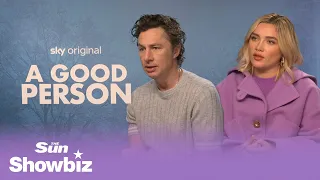 Zach Braff and Florence Pugh on "A Good Person" and the impact of the opioid crisis in America