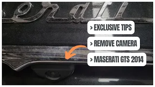 Full Details Instruction | How To Reverse Camera Factory Removal Maserati Quattroporte GTS 2014