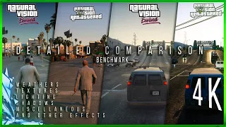 4K NVE vs NVR |GTA 5  Detailed Comparison & Ray Tracing Benchmark [NaturalVision Evolved/ Remastered