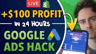 +$100 Profit Per Day In 24 Hours LIVE | How to Manipulate Google Ads & Dropshipping (Very Un-Tapped)