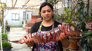 The Secret of Frying Fish until Crispy - Big Fish Market of Azerbaijan