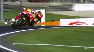 Marc Marquez in Slow Motion with honda in motogp